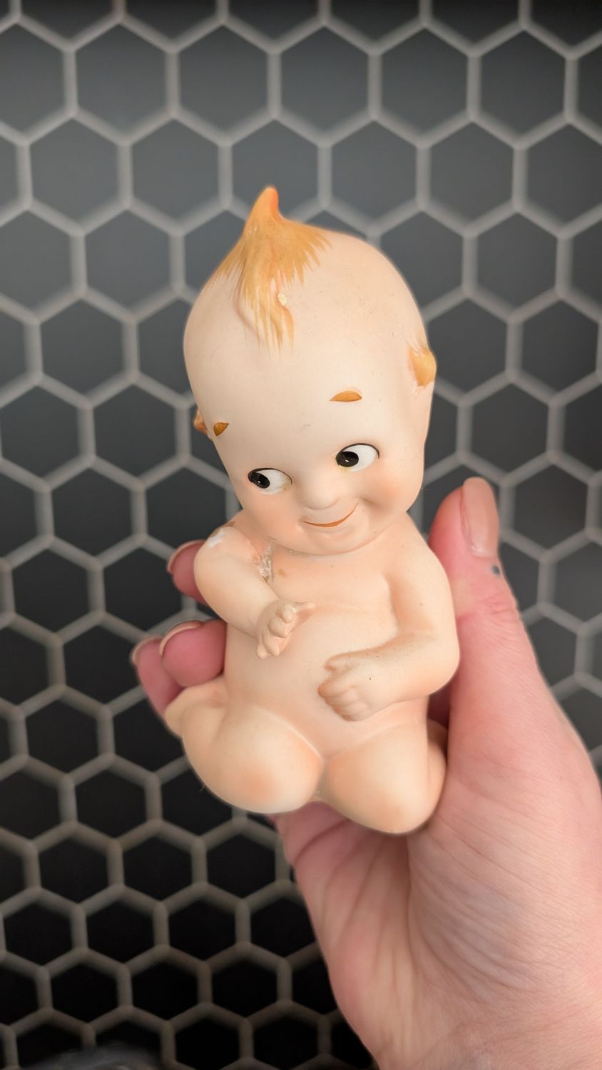 Kewpie baby  - glued arm