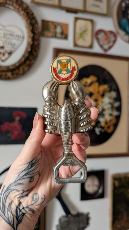 Lobster bottle opener
