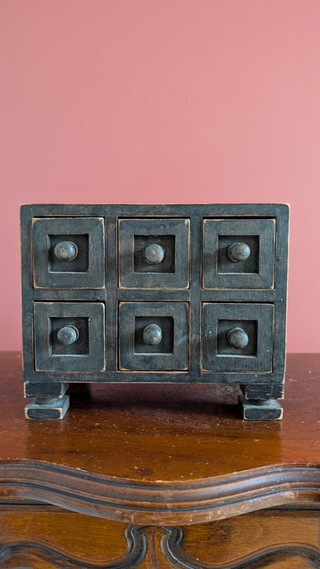 Apothecary drawer cabinet antique primitive