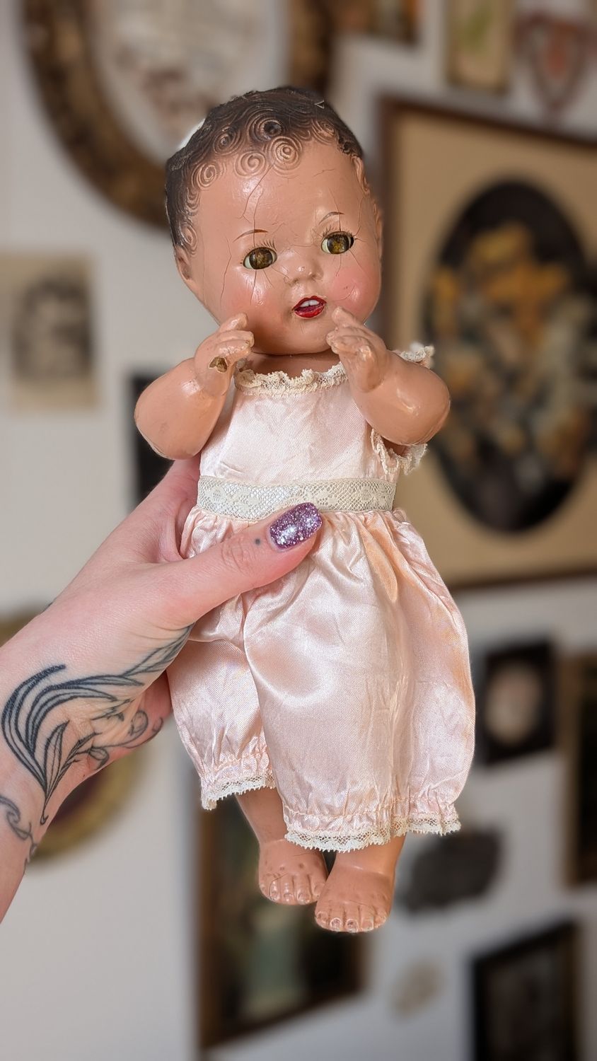 "Dream baby" in pink doll