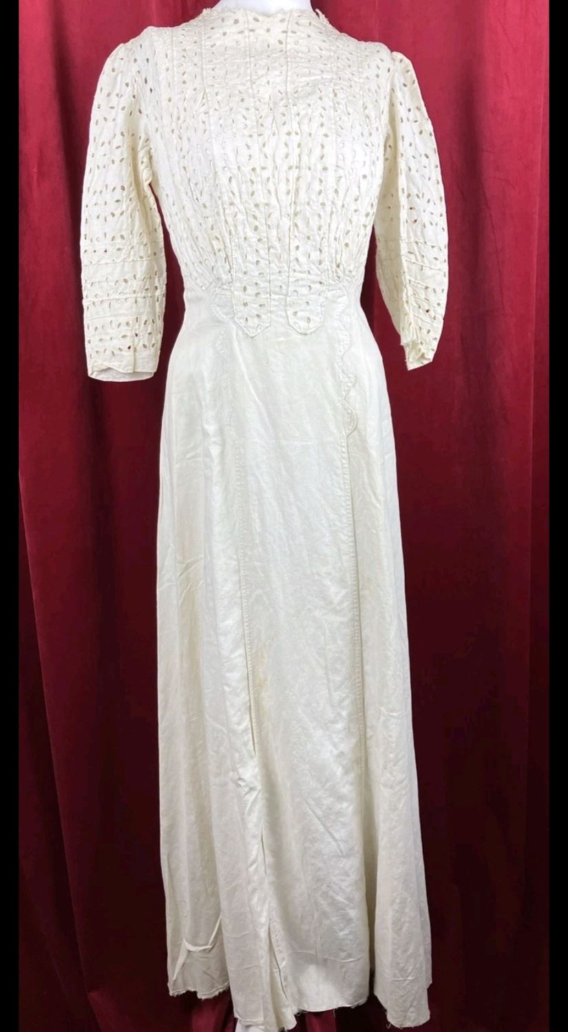 Edwardian linen dresse - antique