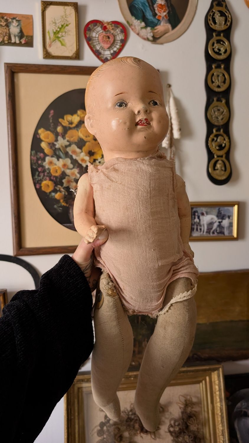 Antique composite doll