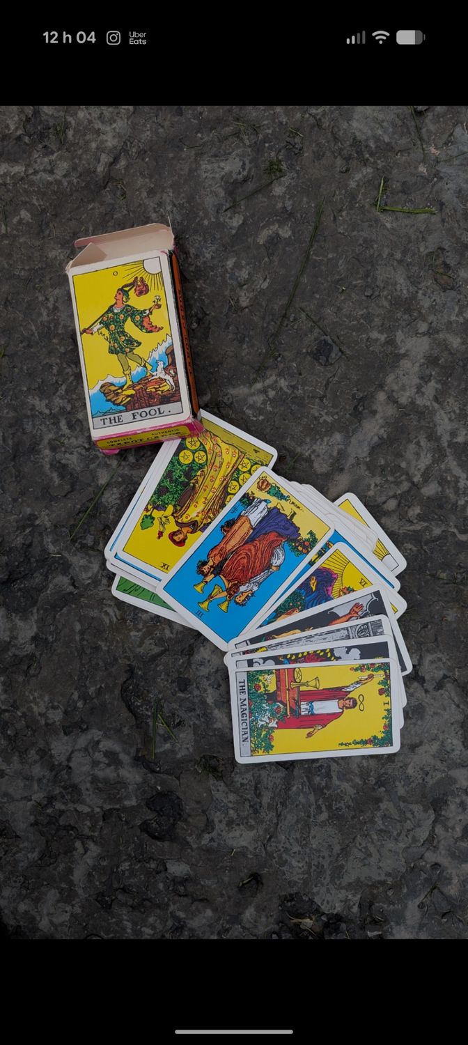 Vintage tarot deck 1970