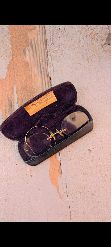 Victorian pince nez glasses