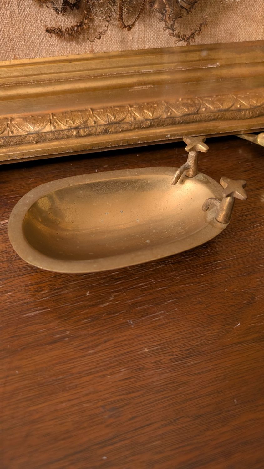 Brass bath home decor