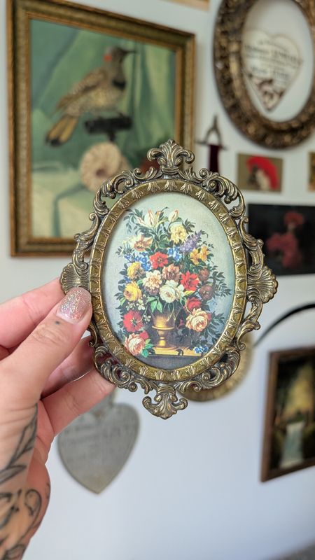 Made in italy floral small frame