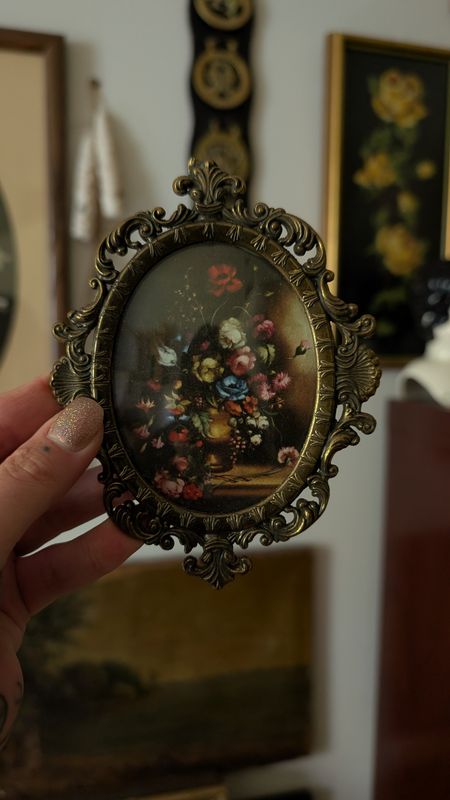 Made in italy floral small frame