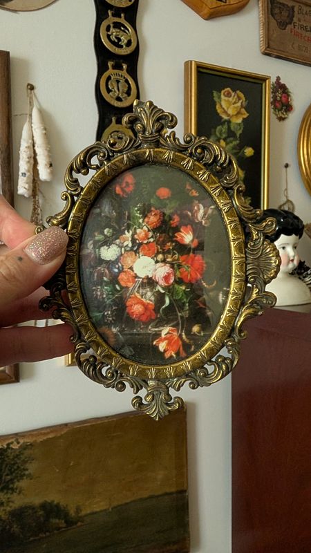 Made in italy floral small frame