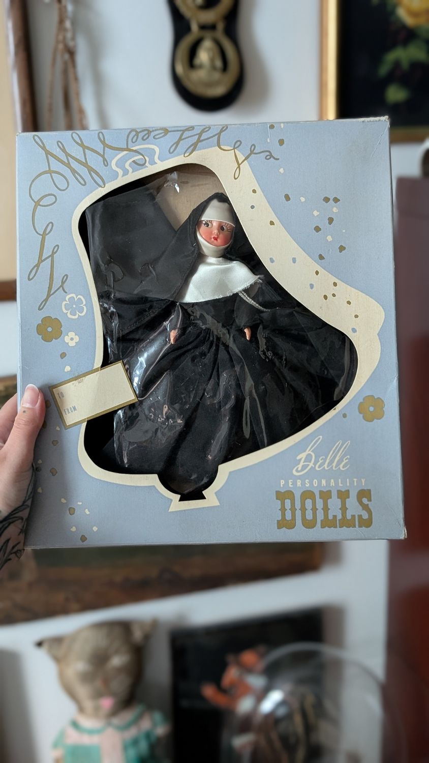 1950s in box nun doll