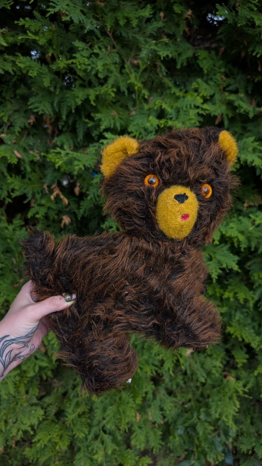 Vintage bear plush toy teddy