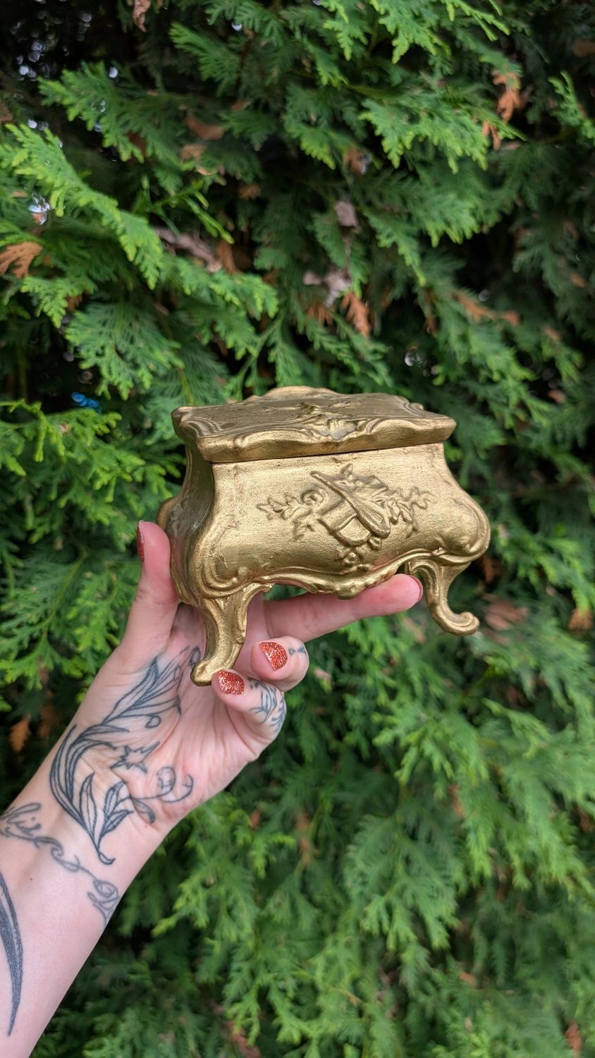 Antique jewelry box