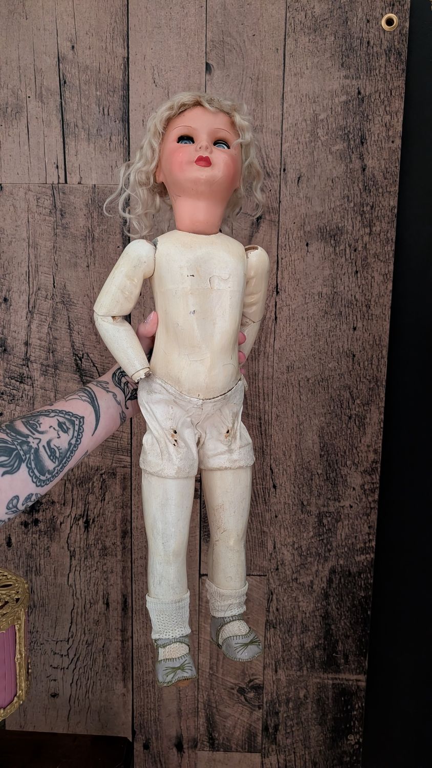 Antique "walking" doll