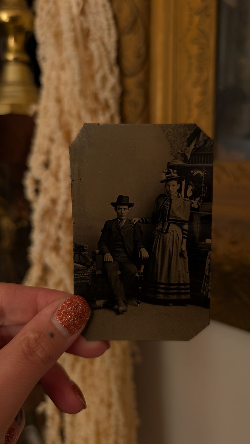 Couple tintype