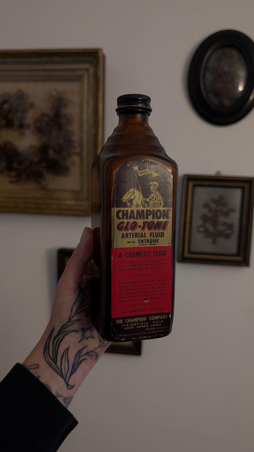 Embalming bottle