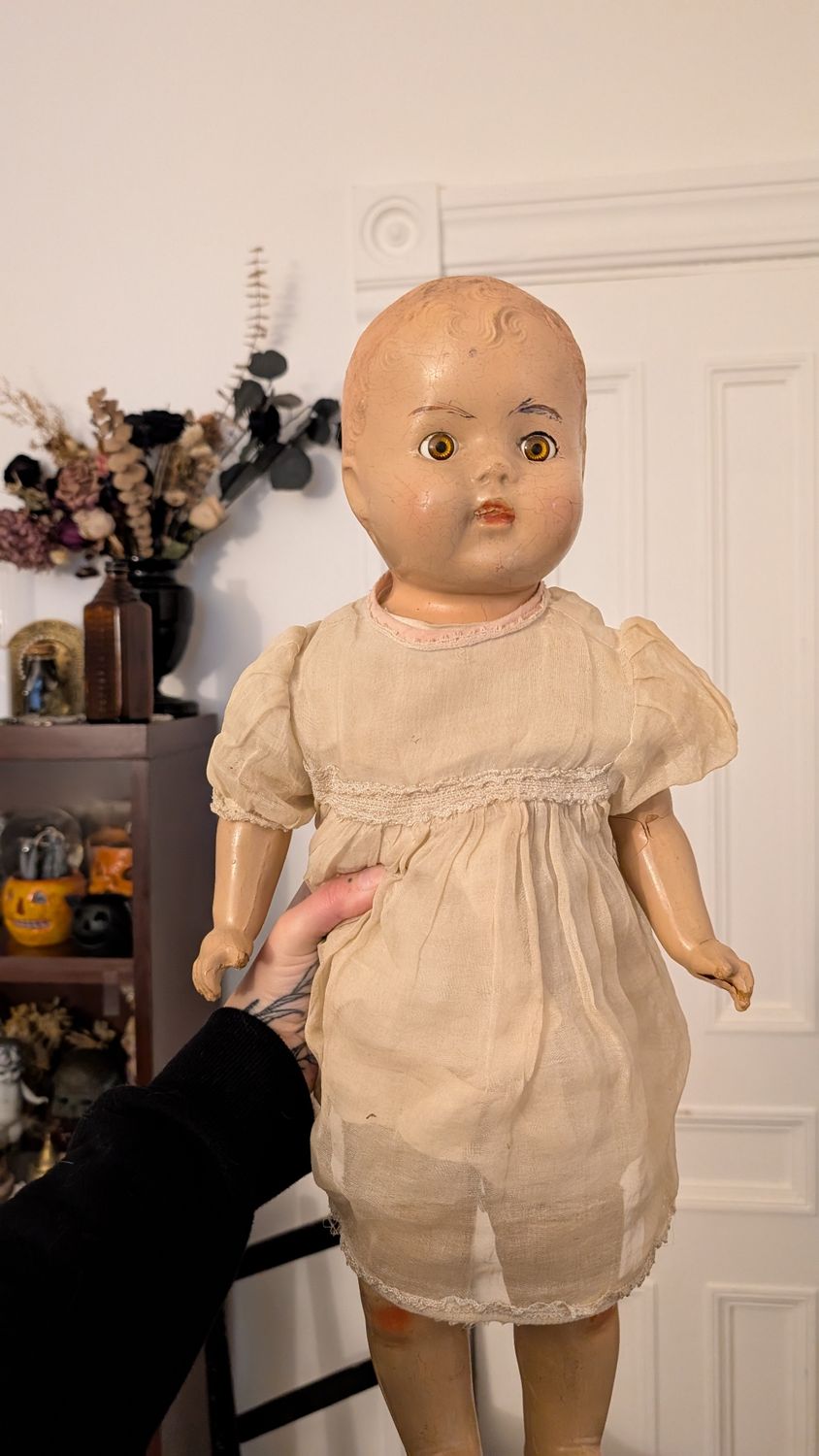Baby doll with voice box - cries