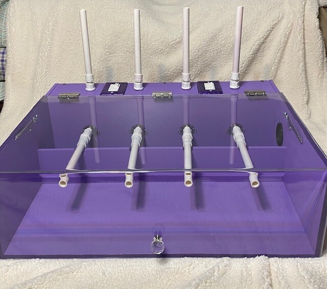 4 Cup Tumbler Turner with plexiglass // Cuptisserie