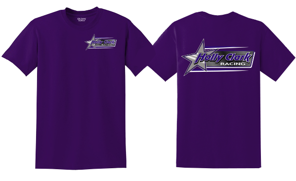 Holly Clark Racing Purple T-Shirt