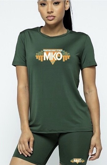MKO Fitness Biker Short Set (Forest Green) MKO Fitness Biker Short Set (Forest Green)