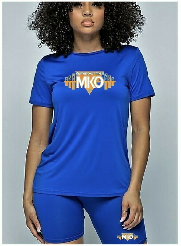 MKO Fitness Biker Short Set (Royal Blue) MKO Fitness Biker Short Set (Royal Blue)