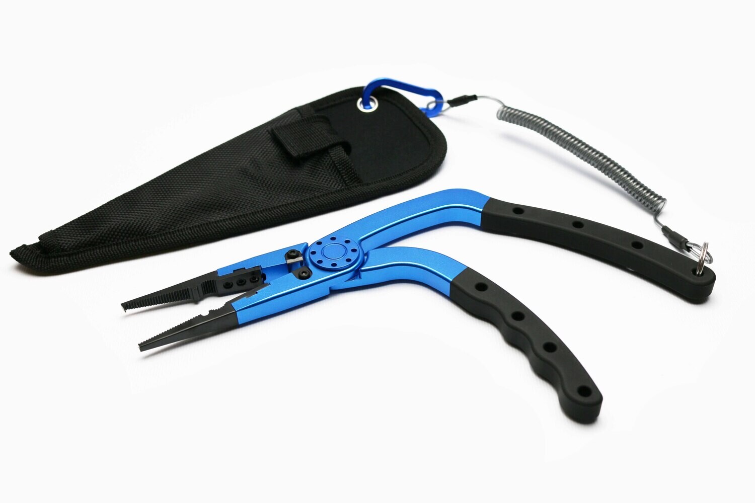Aluminum Fishing Long Reach Pliers Blue