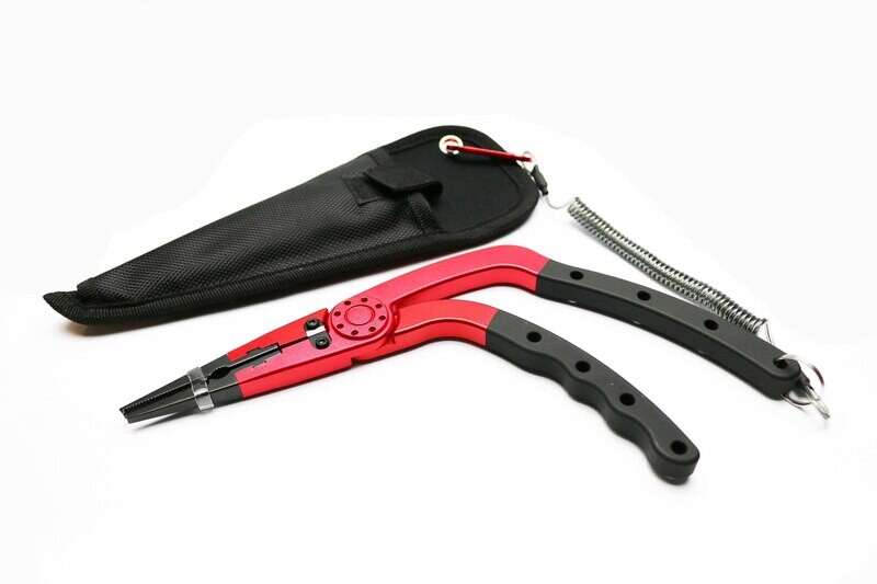 Aluminum Fishing Long Reach Pliers Red
