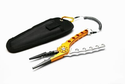 Aluminum Fishing Pliers Gold & Silver