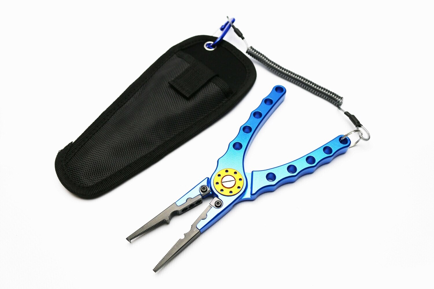 Aluminum Fishing Pliers Blue