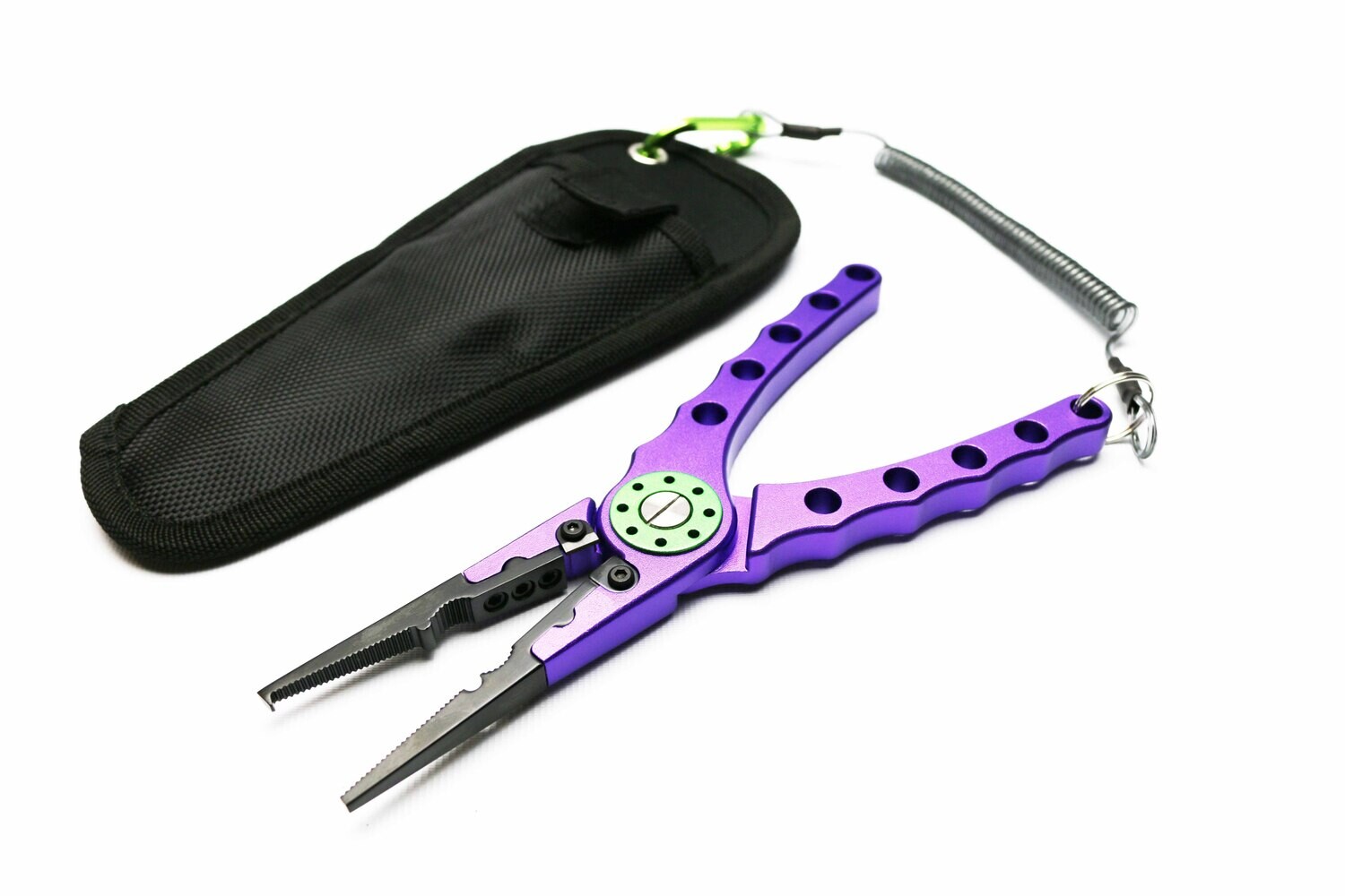 Aluminum Fishing Pliers Purple