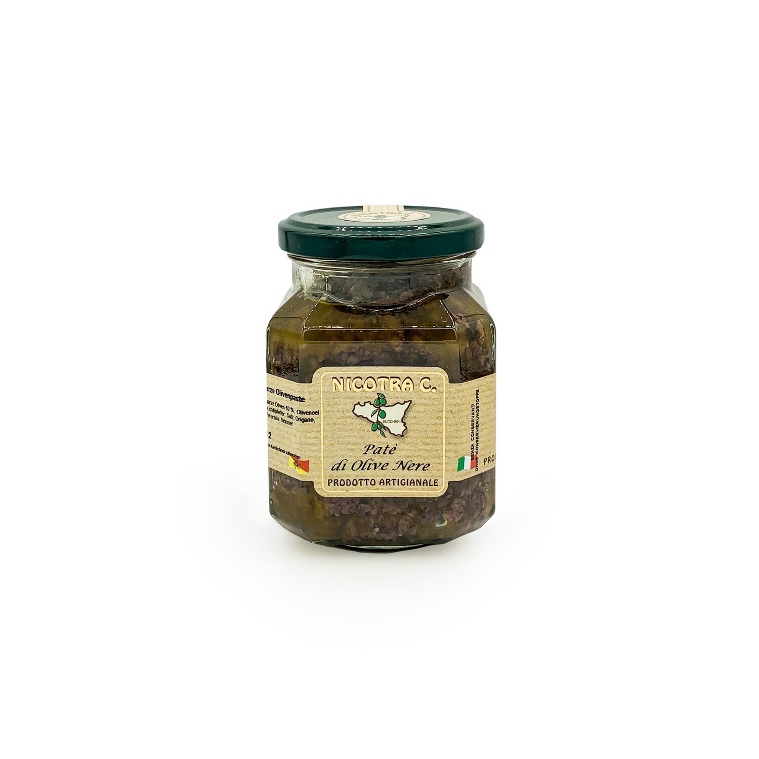 Musta oliivitahna, Paté di Olive Nere, 275 g
