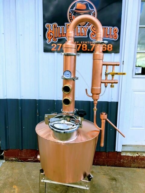 30 Gallon Copper 2, 4, 6 plate with Gin Basket