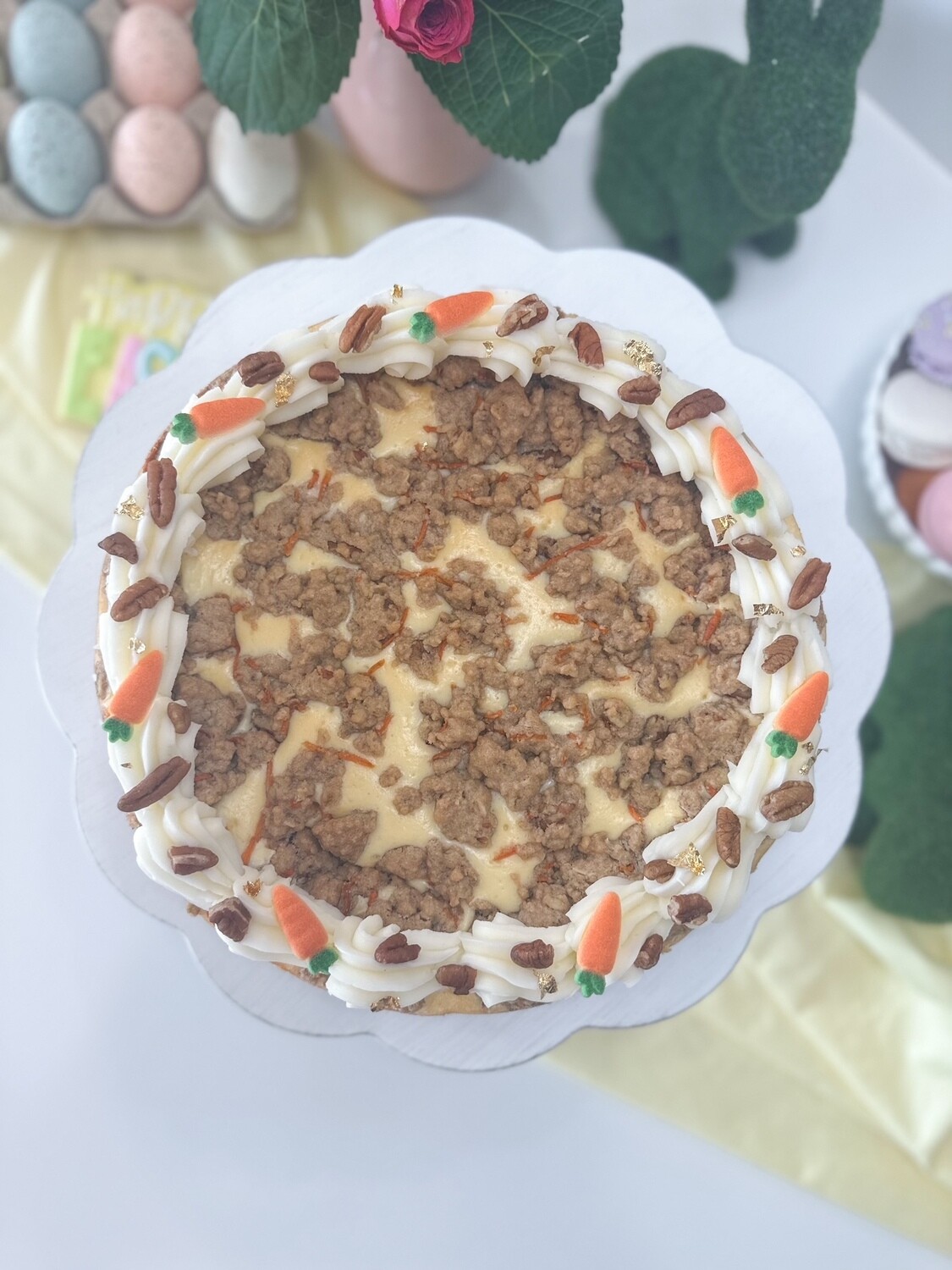 Carrot Cake Crumble Cheesecake