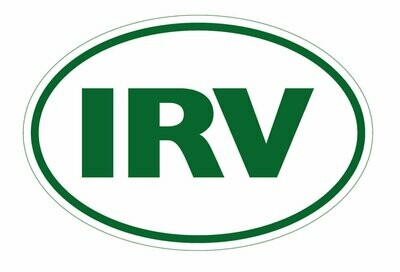 IRV Green Car Magnet