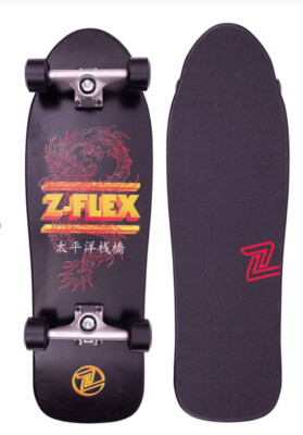 Z-Flex Cruiser Dragon 80's Bear Black 31 IN