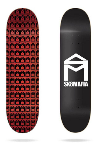House Logo Black 7.5"x31.5" Sk8Mafia Deck