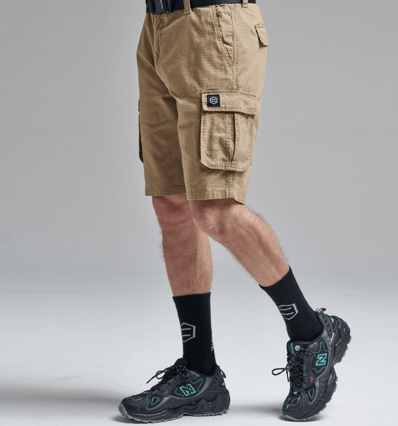 DOLLY NOIRE Short Cargo Ripstop Beige