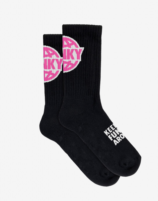 FUNKY LOGO SOCKS BLACK