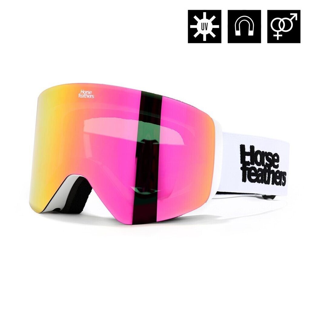 HORSEFEATHERS COLT  GOOGLES (white mirror pink)
