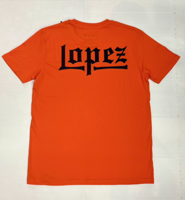 CIRCA t-shirt Lopez Tee Bright Orange/Blue