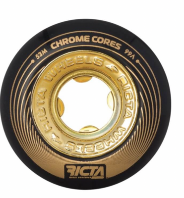 Ricta 53mm Chrome Core Black Gold 99a