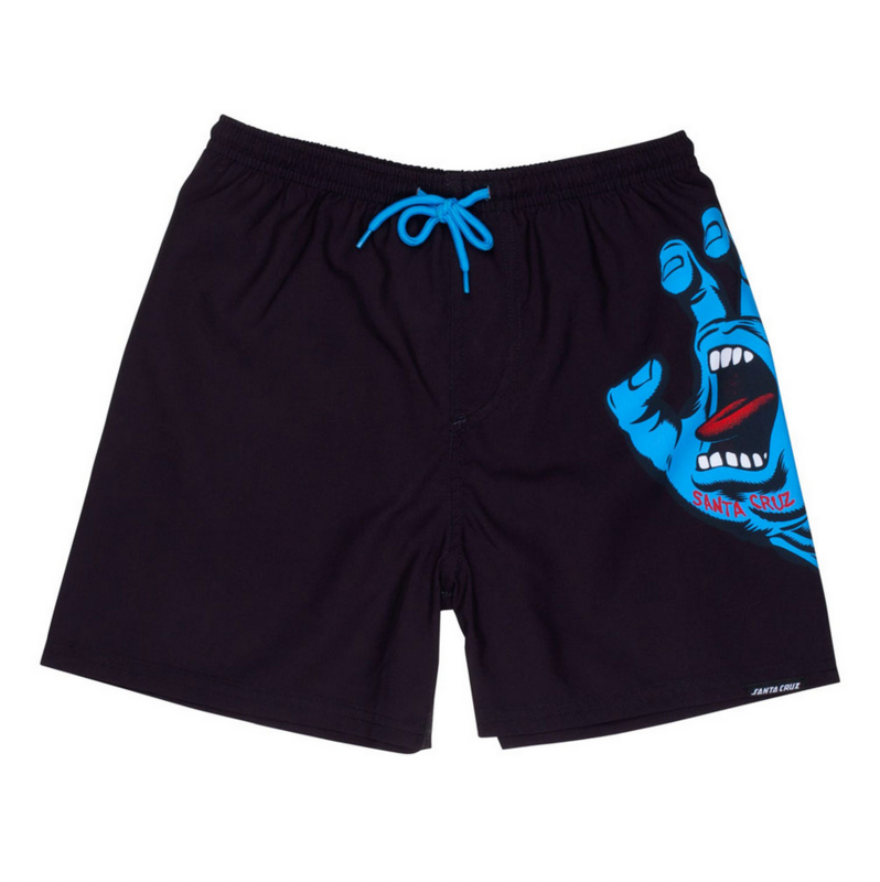 Santa Cruz  YOUTH SCREAMING HAND SWIMSHORT bambino-black