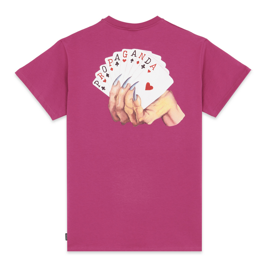 Propaganda t-shirt ROYAL FLUSH- viola