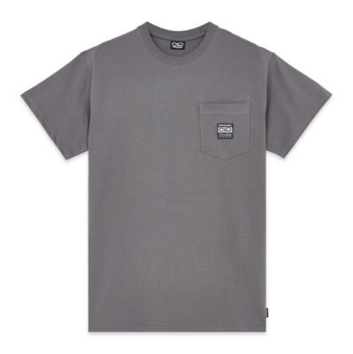 Propaganda t-shirt LABEL POCKET- grigio