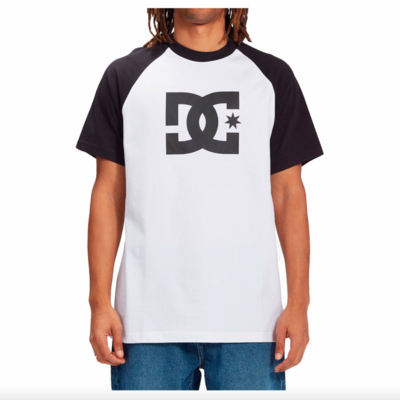 DC t-shirt Star Reglan HSS- white/black