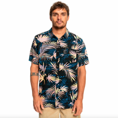 Quiksilver camicia Ripped Up SS- black rippedup