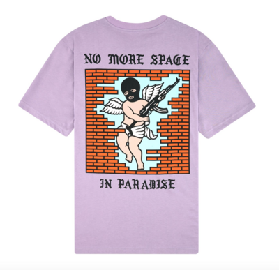 DOOMSDAY NO MORE SPACE T-SHIRT- lillac