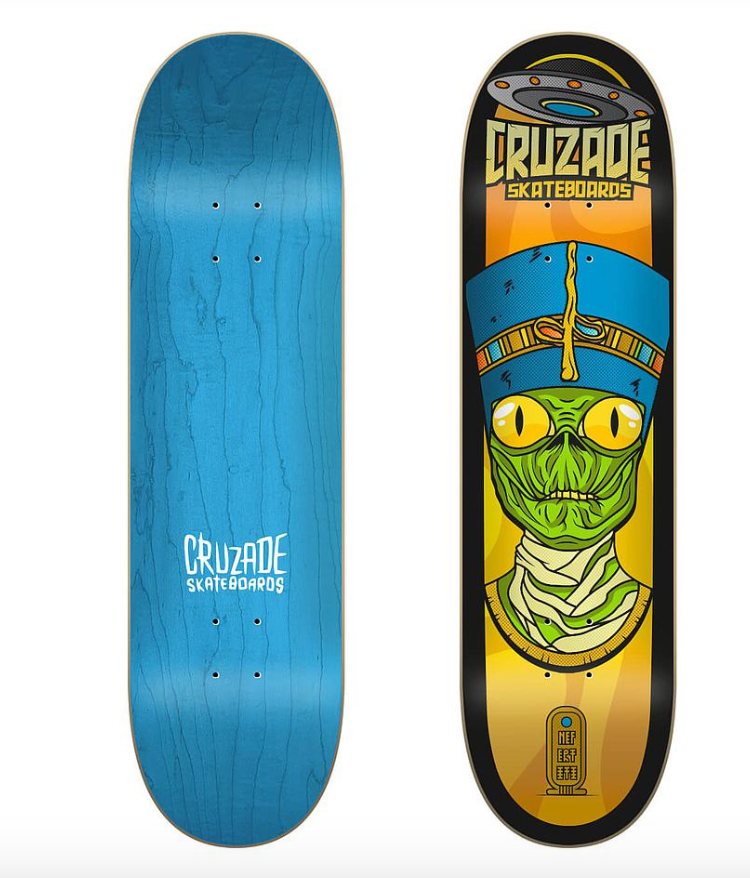 Conspiracy Nefertiti 8.0"x31.44" Cruzade Deck