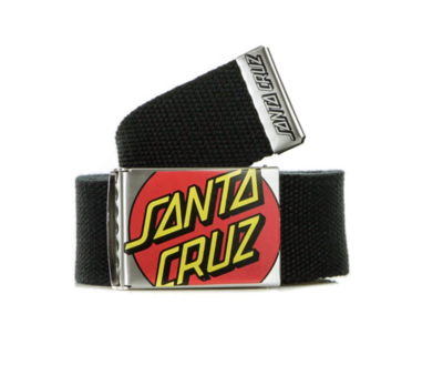 Santa Cruz Crop Dot Belt O/S - Black