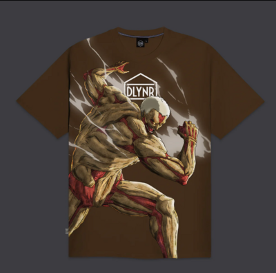 Dolly Noire Attack on Titan
Armored Titan Tee Brown