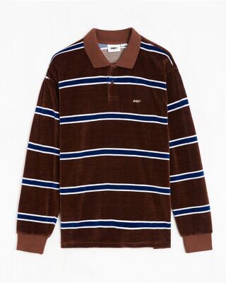 OBEY HOLSTIEN VELOUR POLO OBEY HOLSTIEN VELOUR POLO
