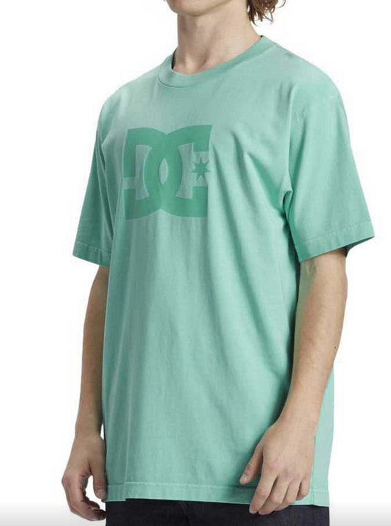 DC T-SHIRT STAR PIGMENT DYE HSS- BISCAY GREEN ENZYME WASH